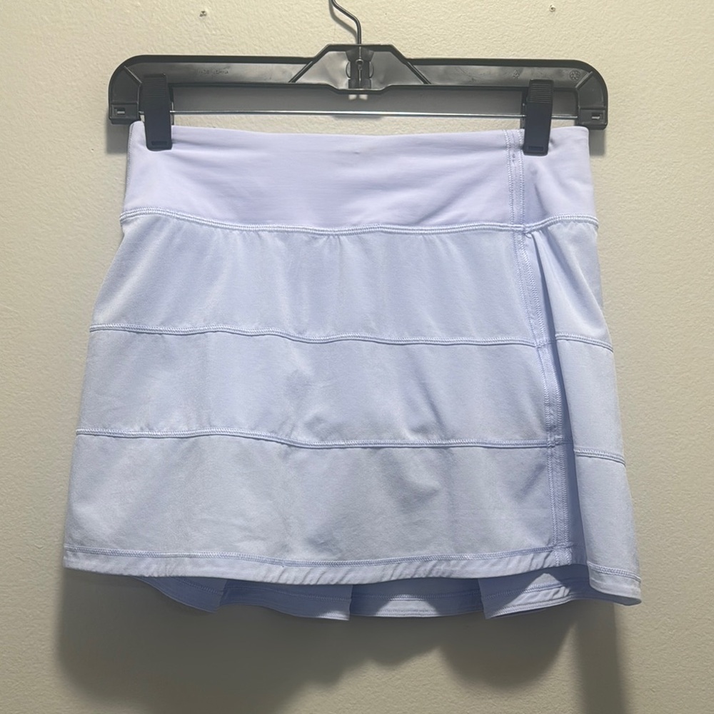 Lululemon Athletica Blue Skater Mini Skirt with Pleats